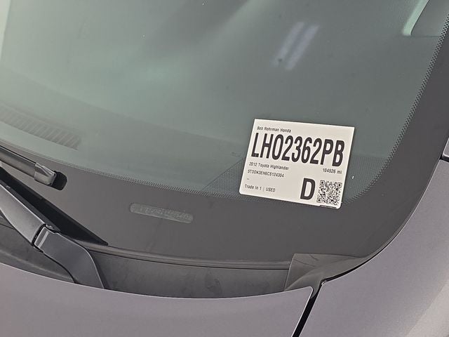 2012 Toyota Highlander Limited