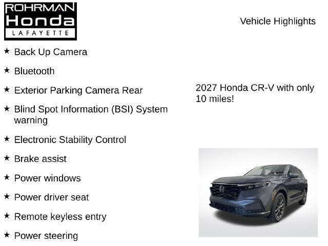 2027 Honda CR-V EX-L