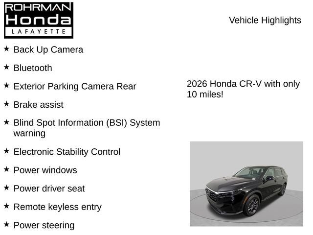 2026 Honda CR-V EX-L