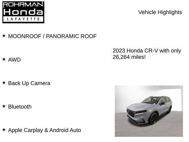 2023 Honda CR-V Hybrid Sport