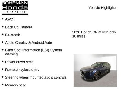 2026 Honda CR-V Hybrid Sport-L