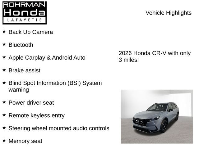 2026 Honda CR-V Hybrid Sport-L