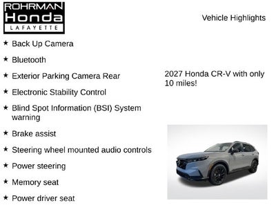 2027 Honda CR-V Hybrid Sport-L