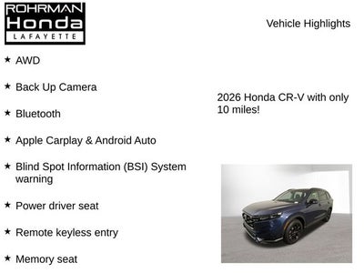 2026 Honda CR-V Hybrid Sport-L