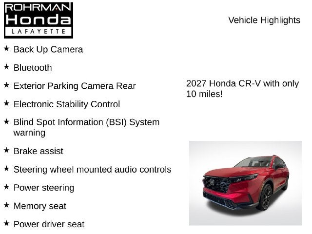 2027 Honda CR-V Hybrid Sport-L