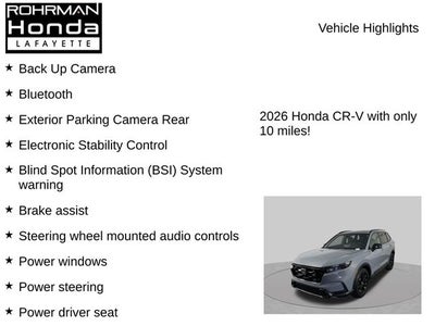 2026 Honda CR-V Hybrid Sport-L