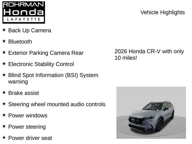 2026 Honda CR-V Hybrid Sport-L