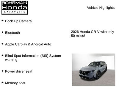 2026 Honda CR-V Hybrid Sport-L