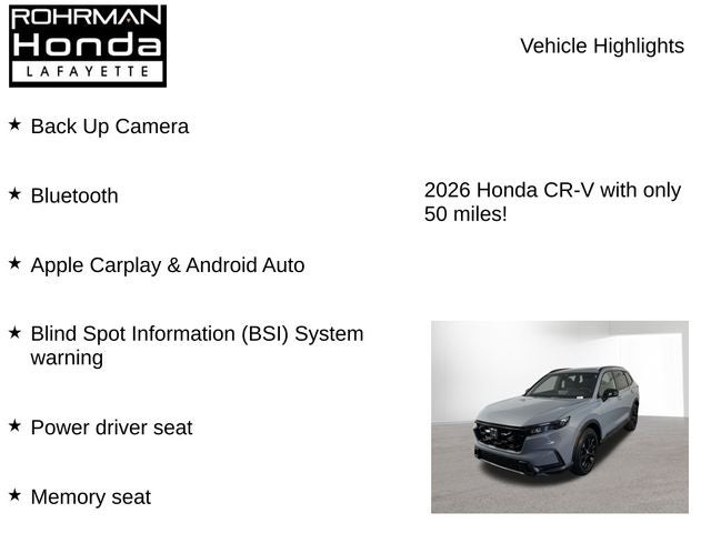 2026 Honda CR-V Hybrid Sport-L
