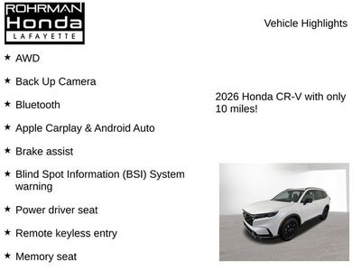 2026 Honda CR-V Hybrid Sport-L