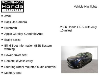 2026 Honda CR-V Hybrid Sport-L