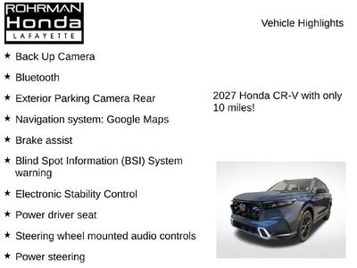 2027 Honda CR-V Hybrid Sport Touring