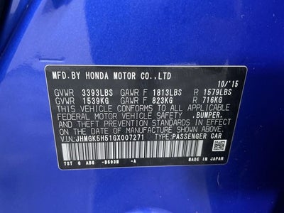 2016 Honda Fit LX