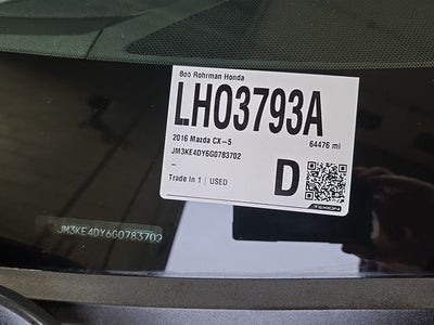 2016 Mazda Mazda CX-5 Grand Touring