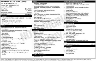 2016 Mazda Mazda CX-5 Grand Touring