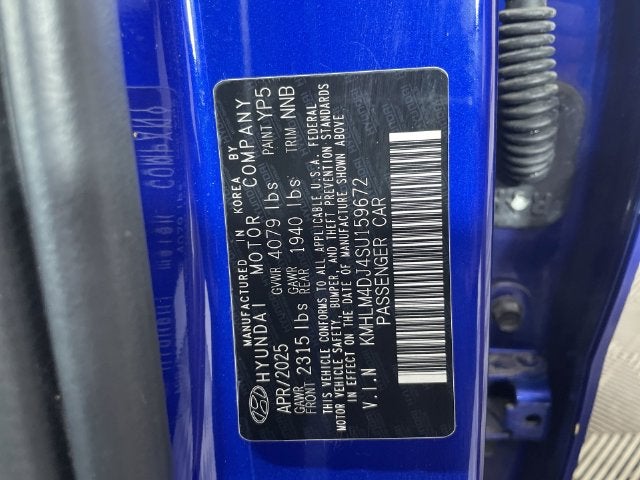 2025 Hyundai Elantra Hybrid SEL Sport