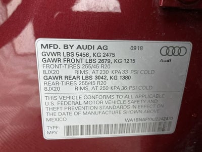 2018 Audi Q5 2.0T quattro