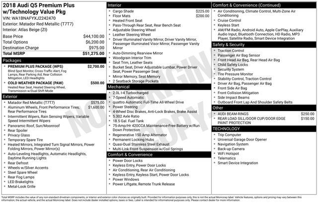 2018 Audi Q5 2.0T quattro