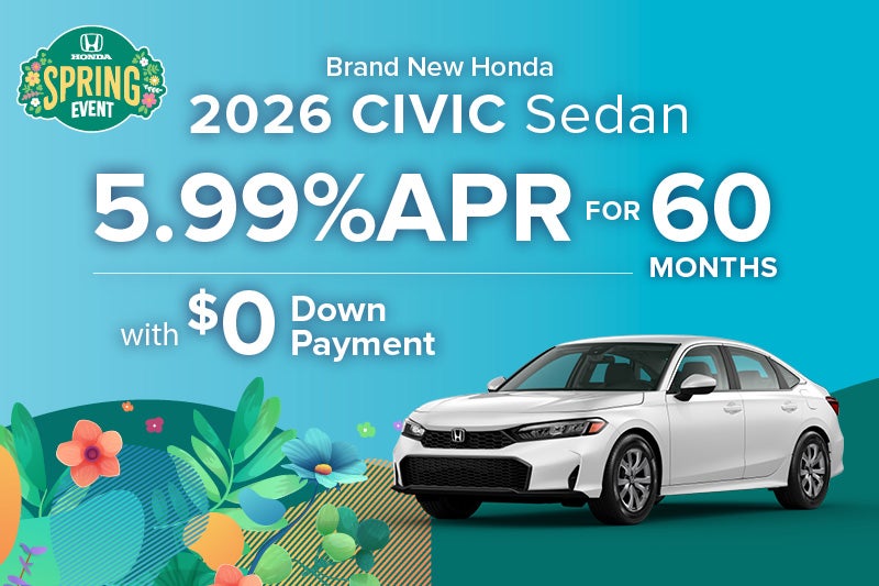 Brand New 2026 Honda CIVIC Sedan