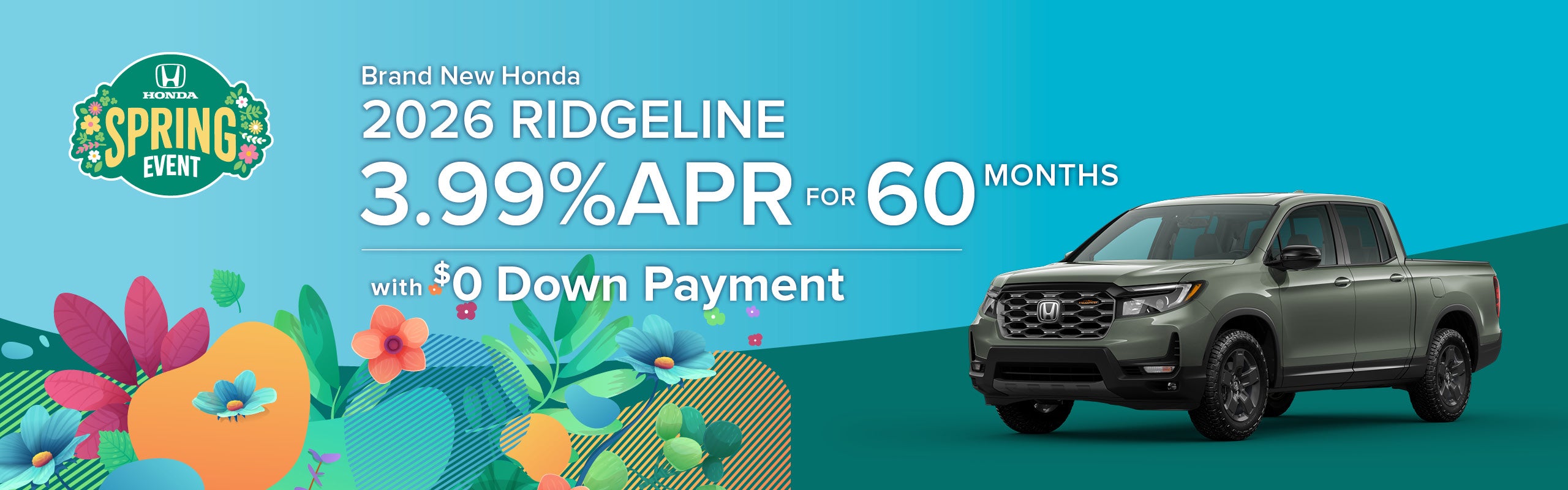 Brand New 2026 Honda RIDGELINE