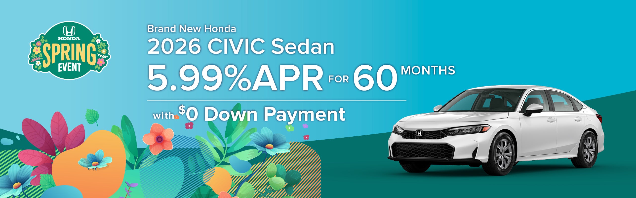 Brand New 2026 Honda CIVIC Sedan