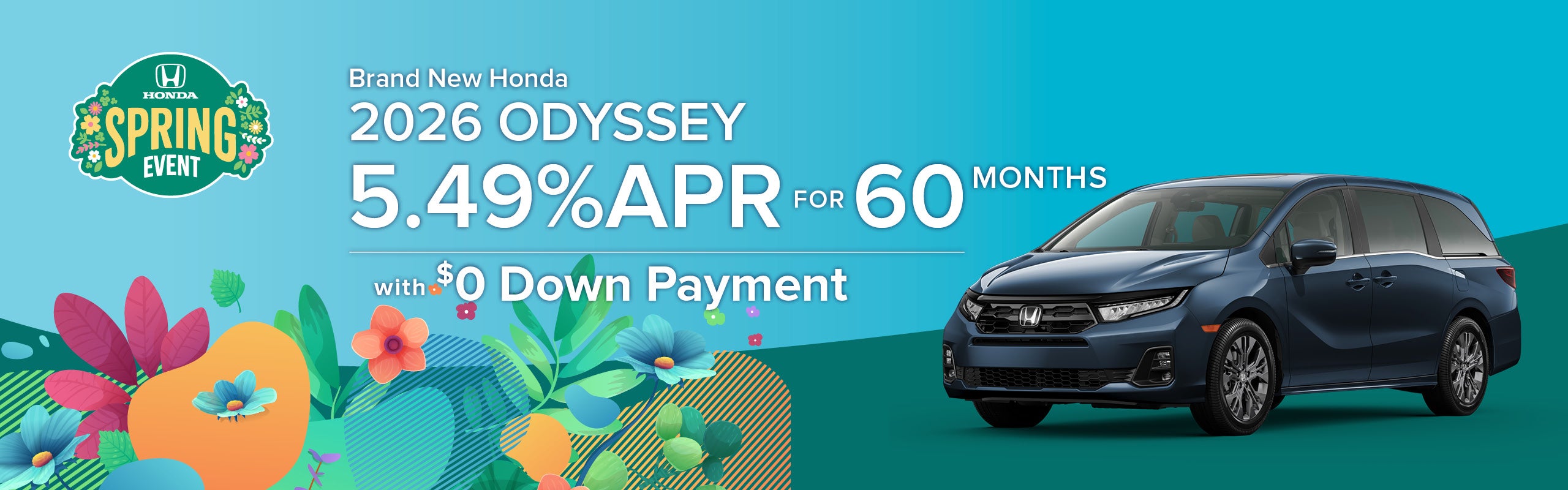 Brand New 2026 Honda ODYSSEY