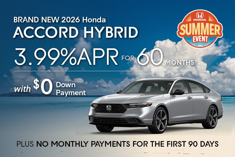 Brand New 2026 Honda Accord Hybrid