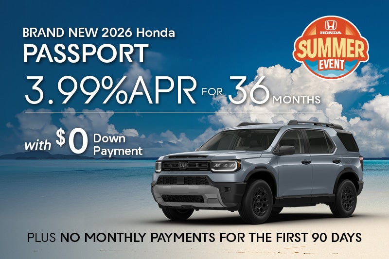 Brand New 2026 Honda Passport