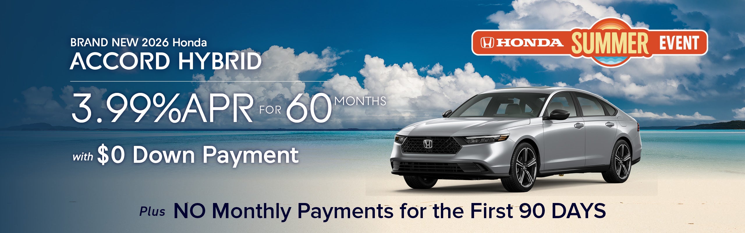 Brand New 2026 Honda Accord Hybrid