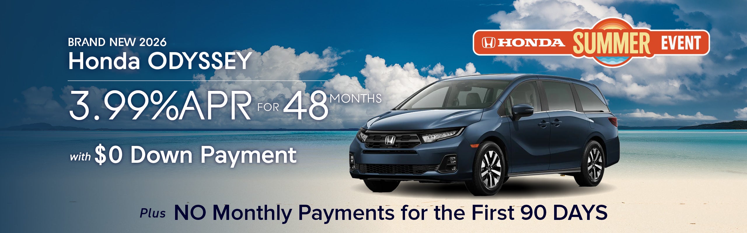 Brand New 2026 Honda Odyssey