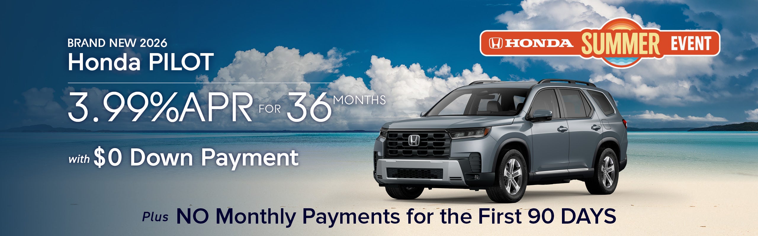Brand New 2026 Honda Pilot