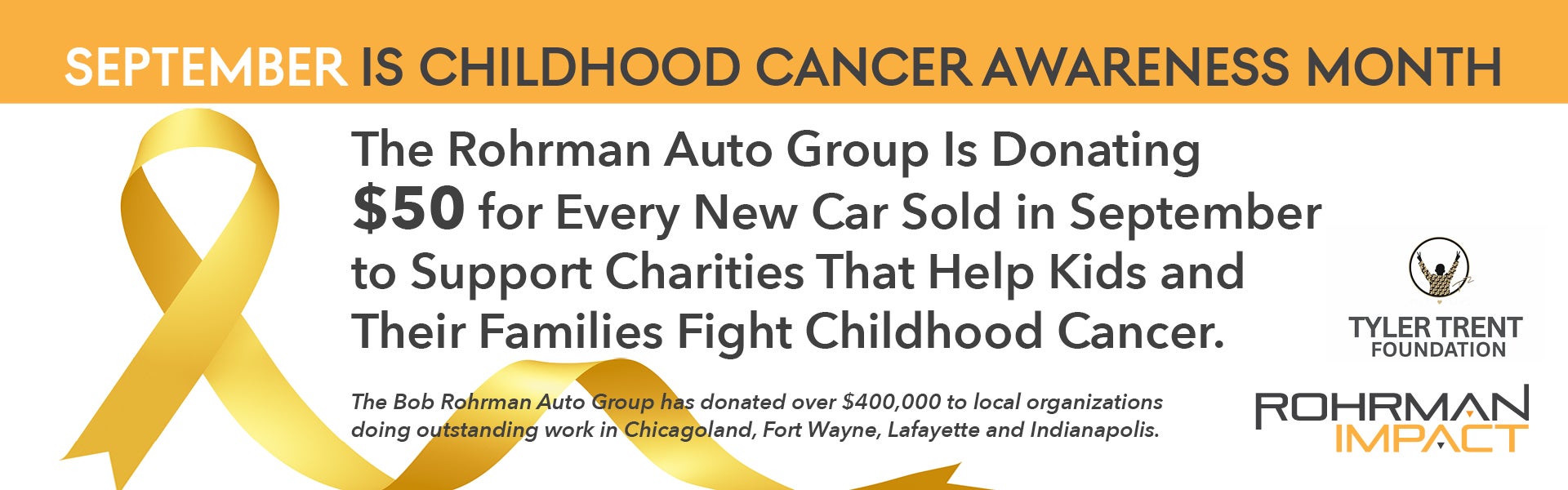 SEPTEMBER IS CHILDHOOD CANCER AWARENESS MONTH