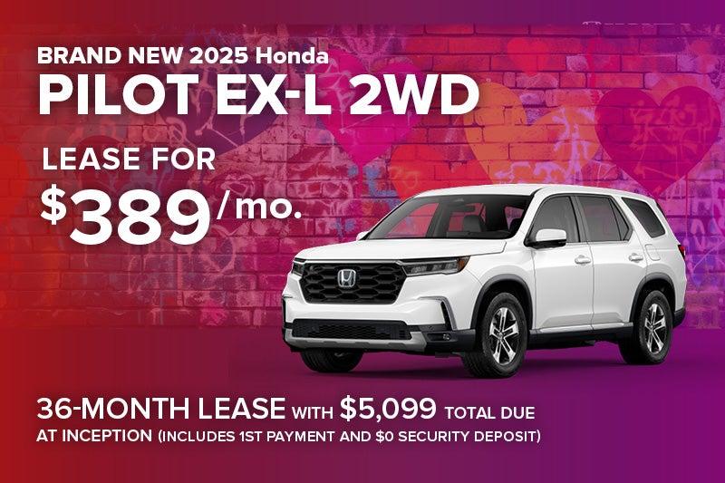 BRAND NEW 2025 Honda Pilot EX-L 2WD
