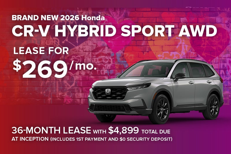 BRAND NEW 2026 Honda CR-V Hybrid Sport AWD