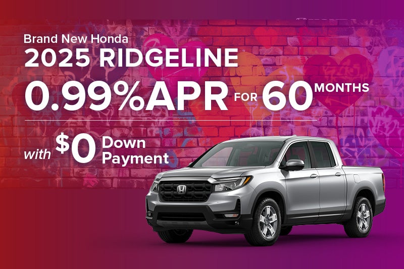 Brand New 2025 Honda RIDGELINE