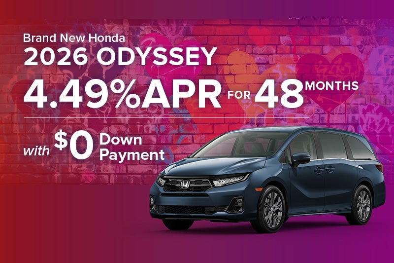 Brand New 2026 Honda Odyssey
