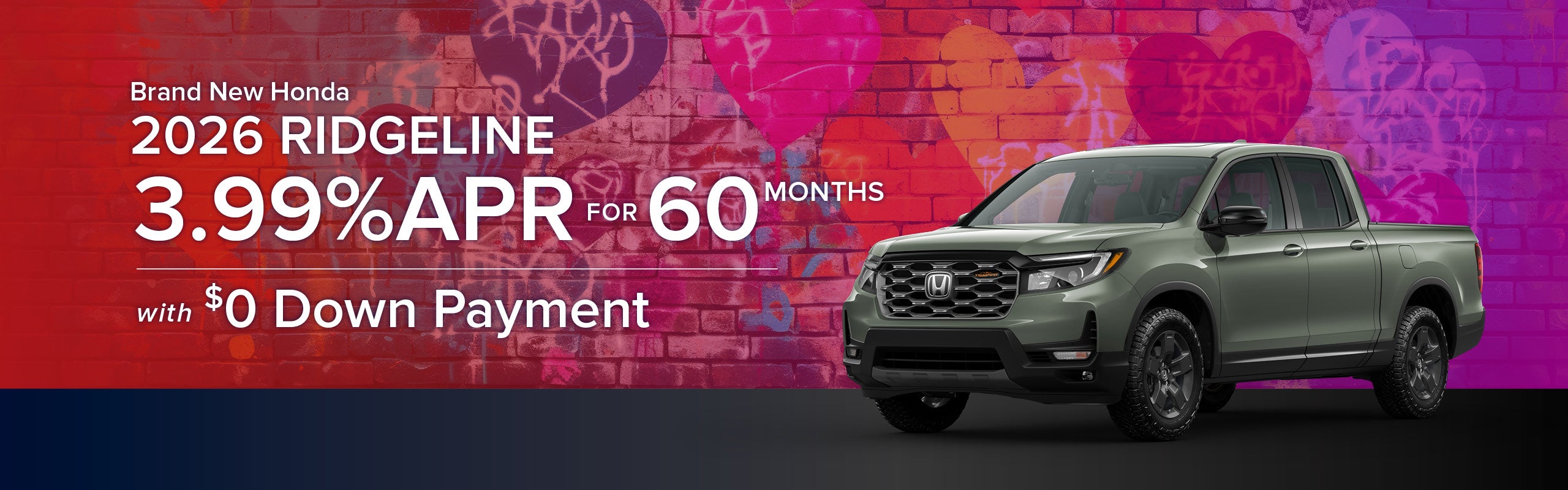 Brand New 2026 Honda RIDGELINE