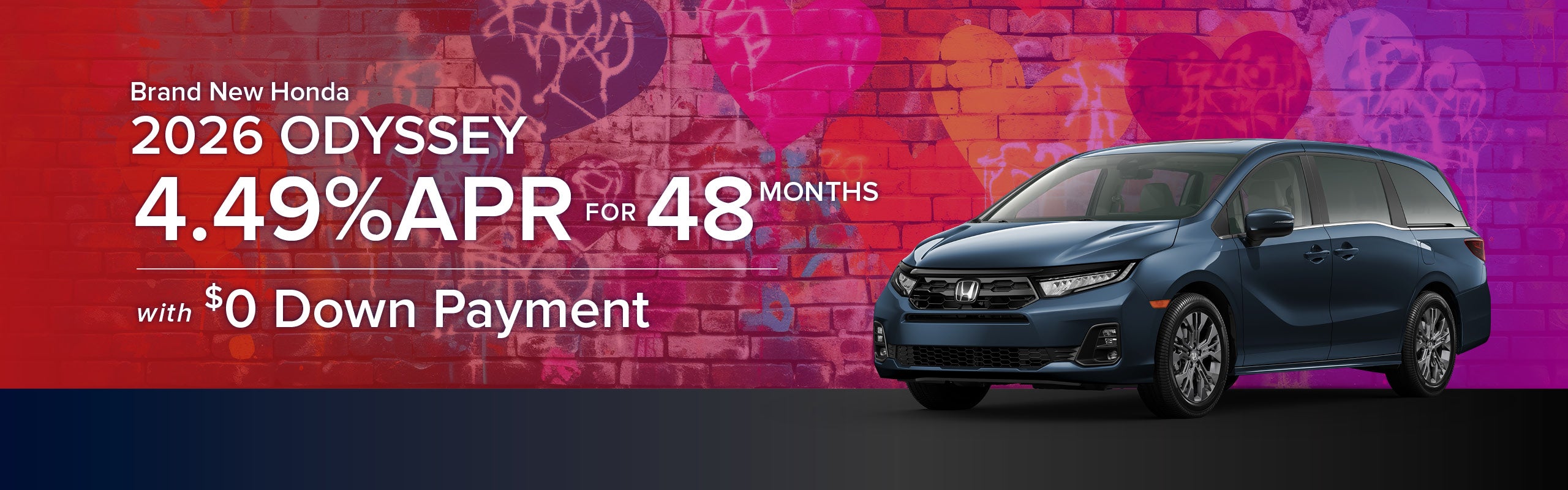 Brand New 2026 Honda Odyssey