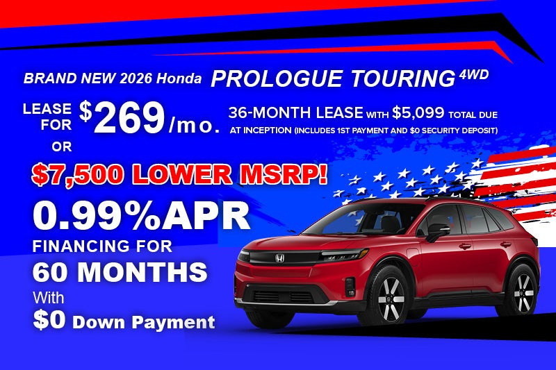 Brand New 2026 Honda Prologue