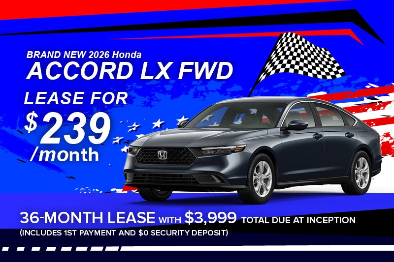 Brand New 2026 Honda Accord FWD 