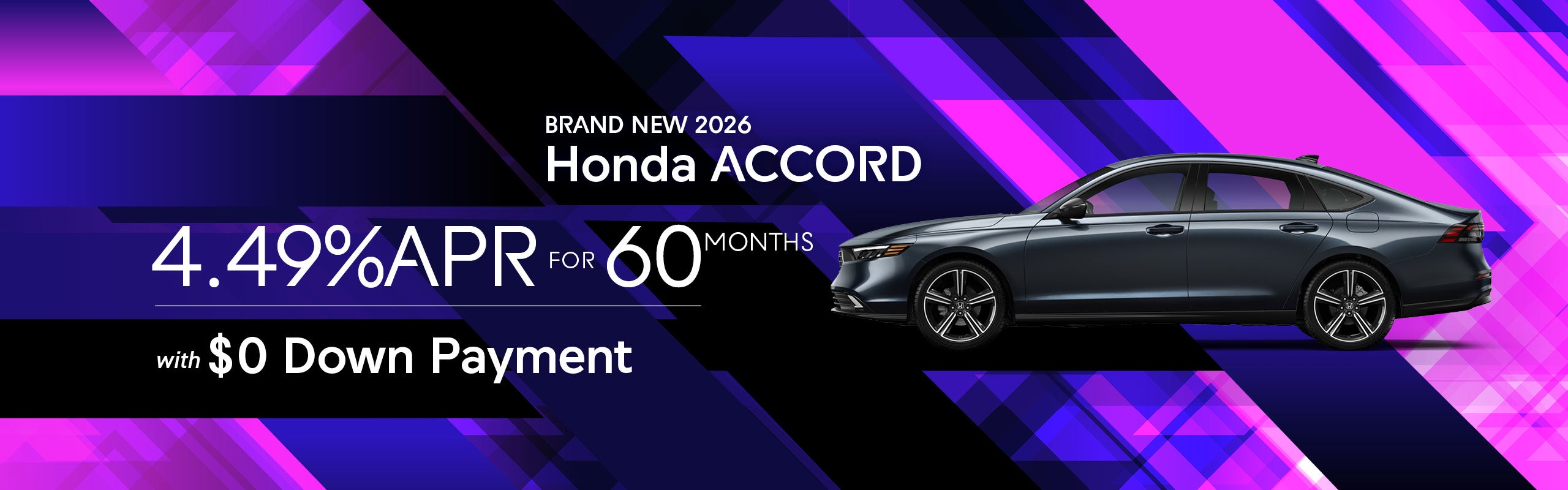 Brand New 2026 Honda ACCORD