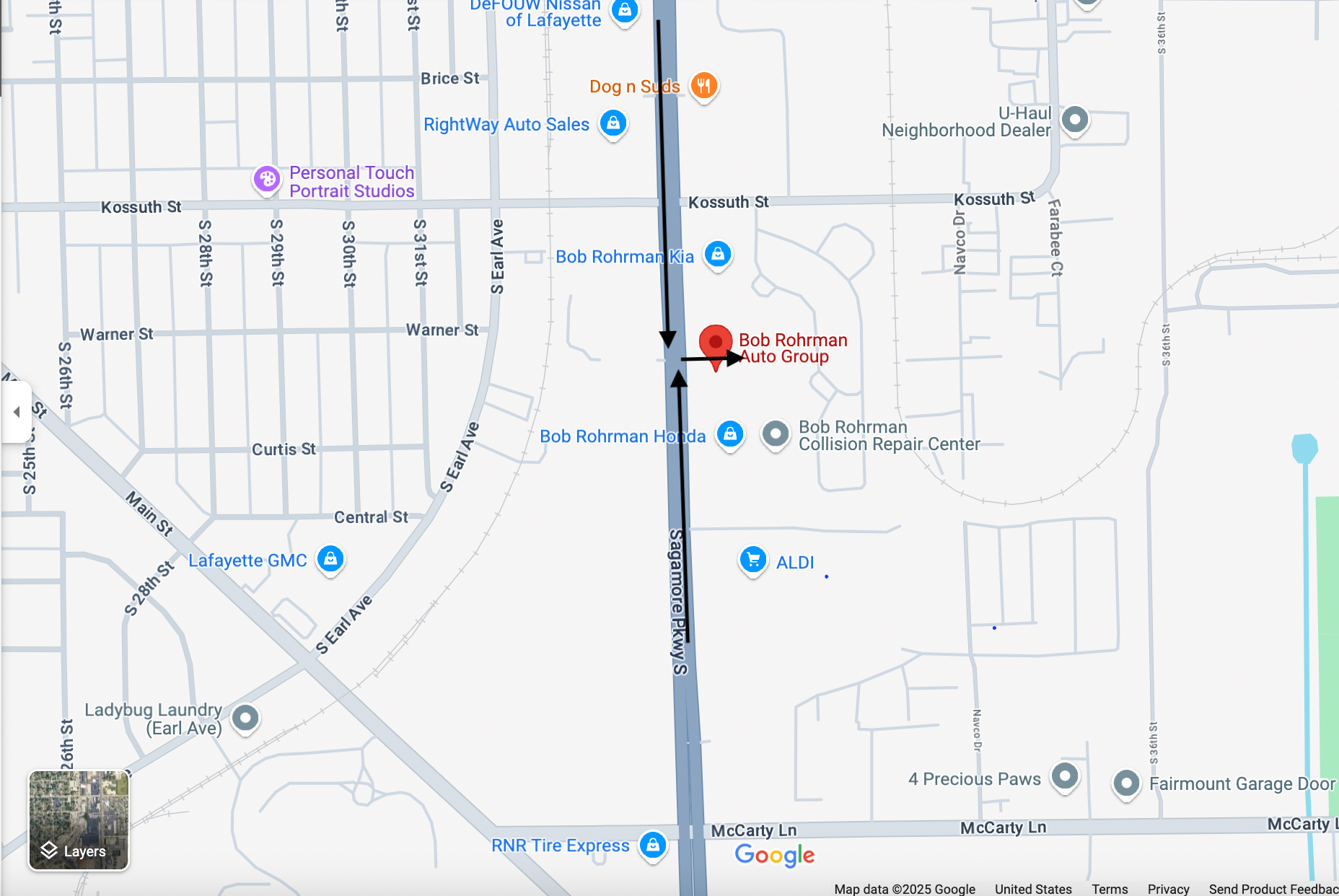 Sales Department Entrance