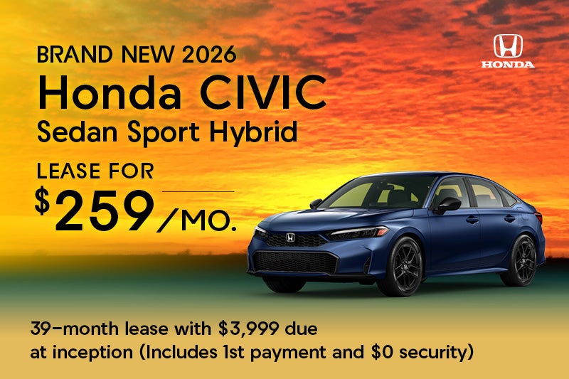 26 Civic sedan Hybrid