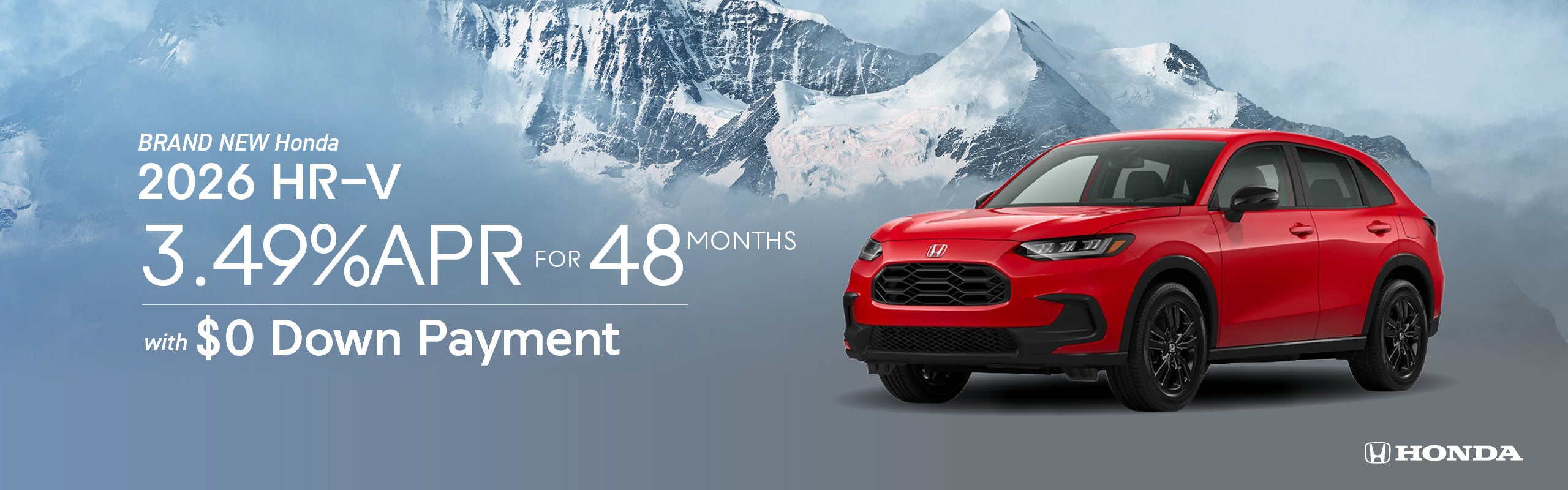 Brand New 2026 Honda HR-V 