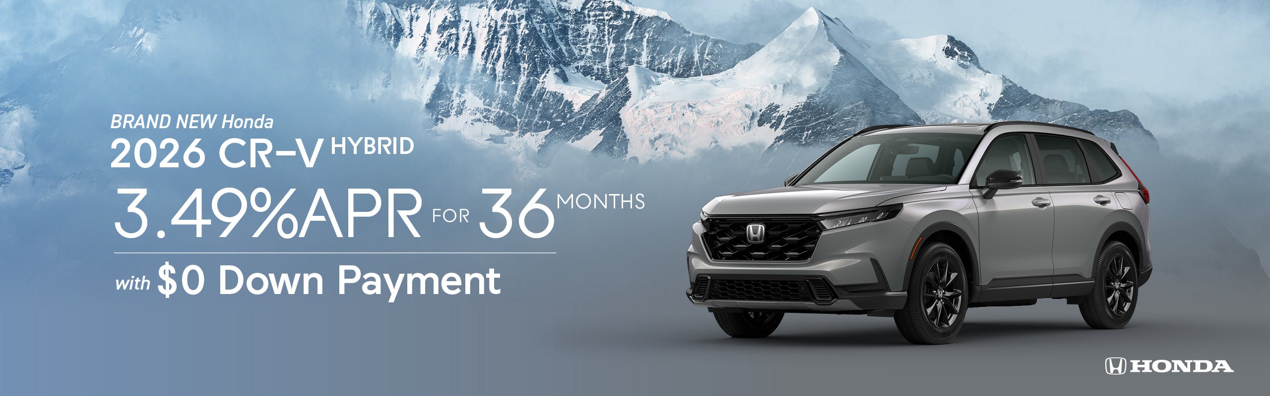 Brand New 2026 Honda CR-V Hybrid