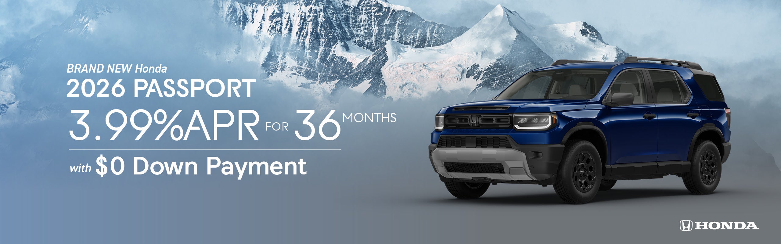 Brand New 2026 Honda Passport