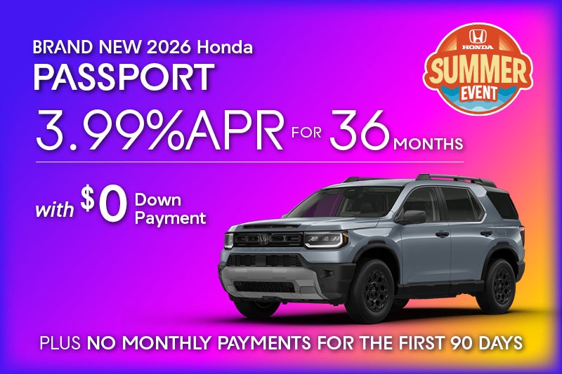 Brand New 2026 Honda Passport
