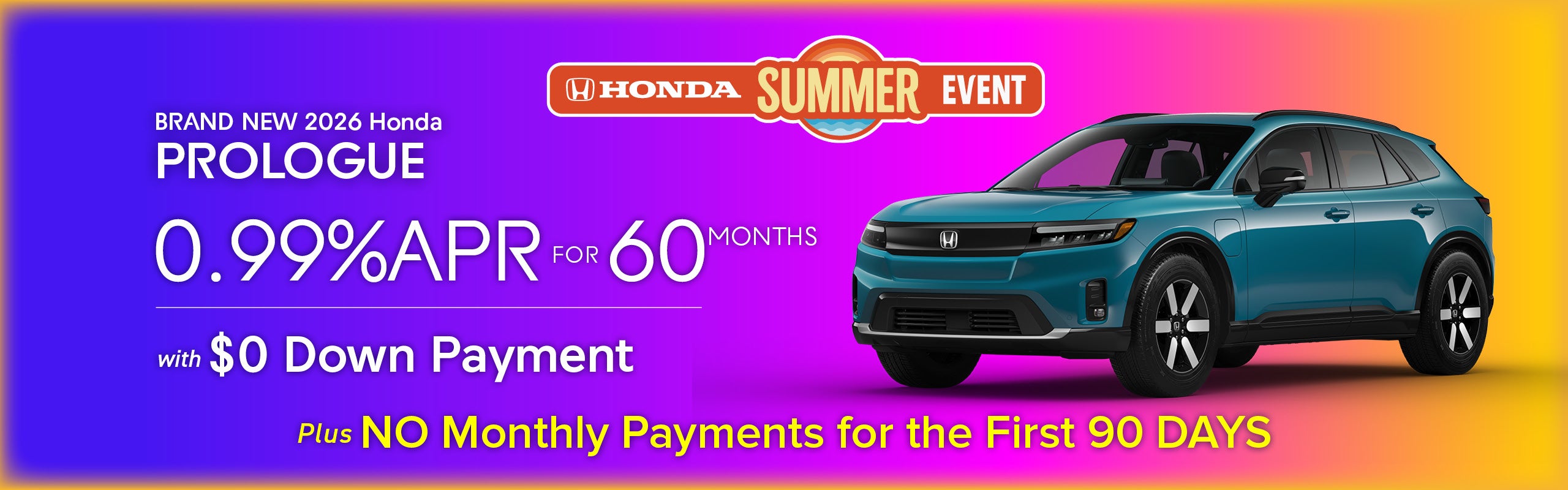 Brand New 2026 Honda Prologue