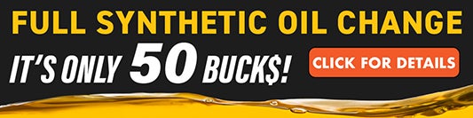 $50 Full Synthetic Oil Change